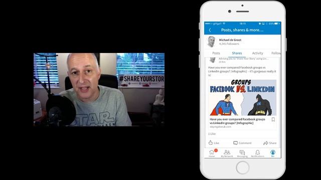 LinkedIn Insights on your posts - LinkedIn Mobile App (only) смотреть онлайн