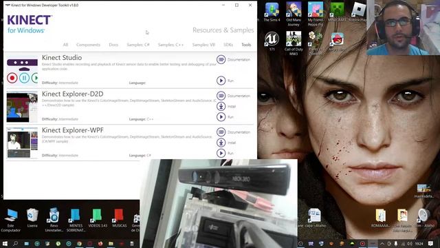Como transformar kinect em webcam para lives ou gravações no Studio OBS смотреть онлайн