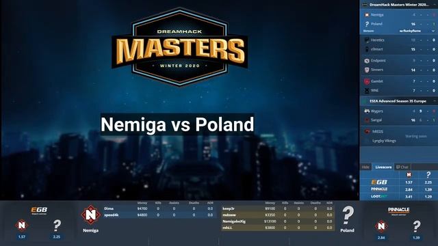 CS GO [RU] Nemiga vs Poland(bo3) смотреть онлайн