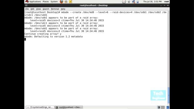 Concept and Configure RAID 6 in RHEL OS смотреть онлайн