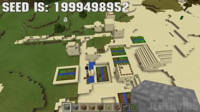 Minecraft PE Seeds - 3 Villages and Epic Mountains - 0.15.0 / 0.14 / MCPE смотреть онлайн
