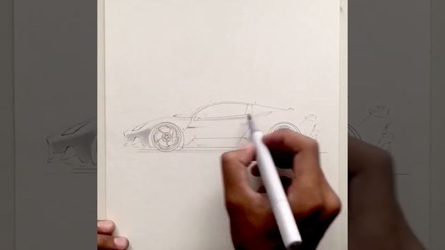 Maserati MC20 Drawing Timelapse смотреть онлайн