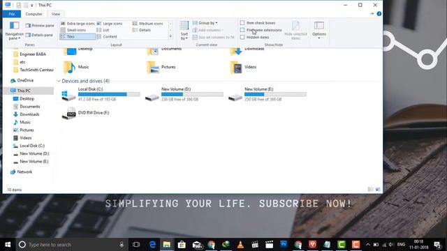 How To Change File Extension or File Type in Windows 10 смотреть онлайн