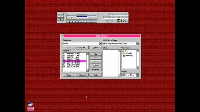 DosBox Windows 3.11 CreativeMIDI смотреть онлайн