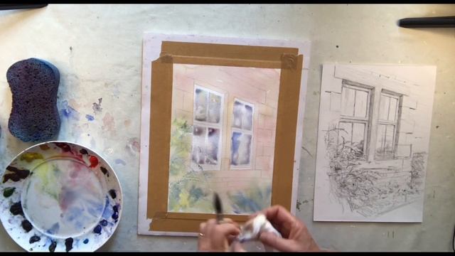 Painting Windows with Watercolour смотреть онлайн