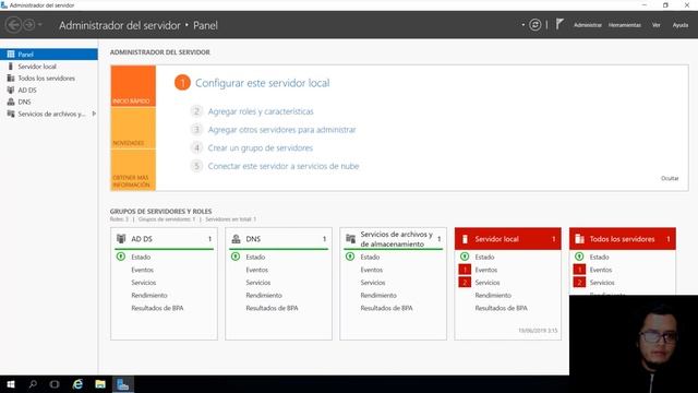 Configuración de Active Directory || Windows server 2016 en VMware Workstation смотреть онлайн