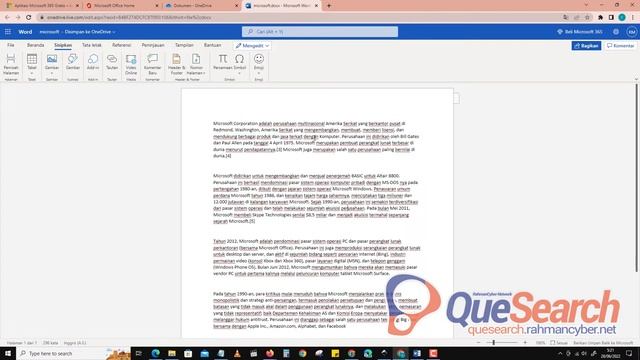 Bagaimana Cara Mengatasi Spasi Dokumen Word berantakan ketika dibuka di Microsoft Office Word 365? смотреть онлайн