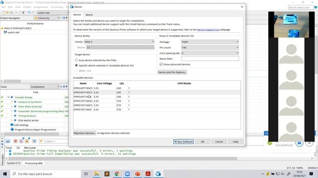 VHDL Clase 2 FPGA y CPLD Video 29 8 21 FPGA Video3 смотреть онлайн