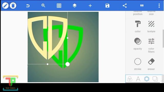 CD shield logo on Android Phone - Pixellab Tutorials - Tech Pencil смотреть онлайн