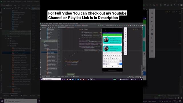 Search Feature Implementation In WhatsApp Chat App Kotlin Android Studio смотреть онлайн
