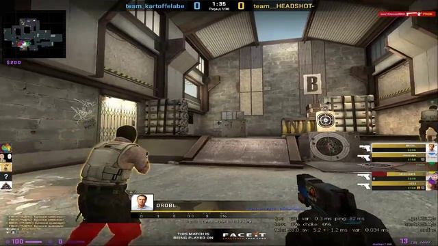 Играем faceit - пробиваю путь в Киберспорт :) смотреть онлайн