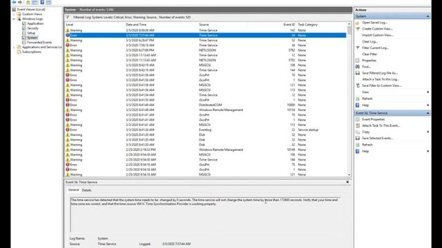 Reviewing System Events смотреть онлайн