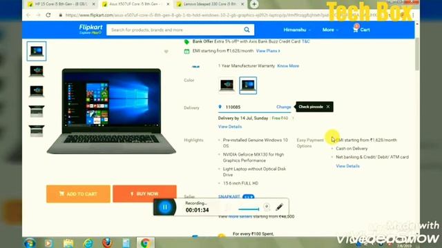 Top laptop | under 50000 || In India 2019 / Tech Box смотреть онлайн