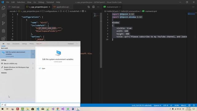 Qt-OpenCL#02 - Qt Quick App with QML for the first time смотреть онлайн