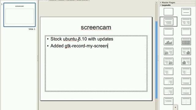 Ubuntu 8.10 using record my screen with a sound track смотреть онлайн