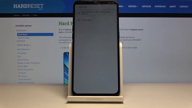 How to Factory Reset on REALME 5 Pro - Hard Reset by Recovery Mode смотреть онлайн