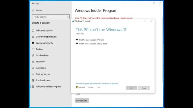FIX CANT UPDATE TO WINDOWS 11 смотреть онлайн