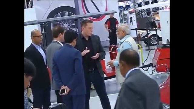 PM modi visits tesla смотреть онлайн