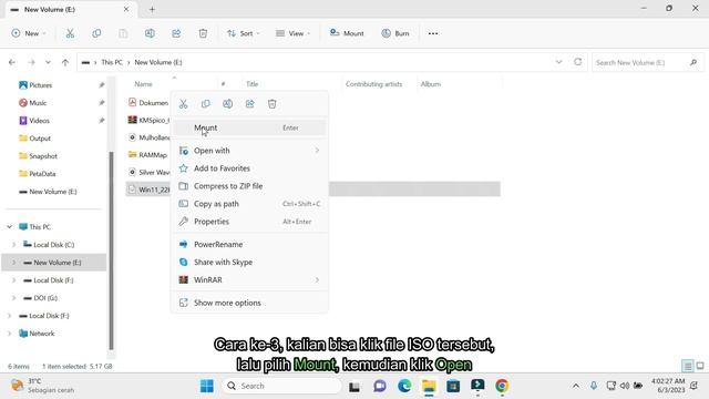 Cara Mount & Unmount File ISO di Windows смотреть онлайн