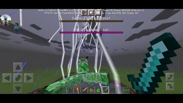 ULTRA CREEPER TITAN vs THE SUN CHIEF in Minecraft PE смотреть онлайн