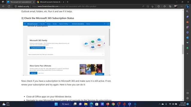 The account isn’t associated with this Office product: Microsoft 365 Apps activation error смотреть онлайн