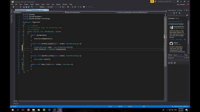 C# XAML Tutorial: Digital Clock Part#2 смотреть онлайн