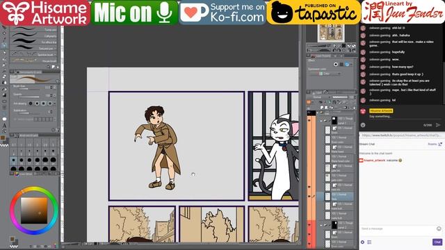 Coloring p. 114 | Comic: Niels Feynman | Clip studio Paint | Wacom Intuous Pro смотреть онлайн