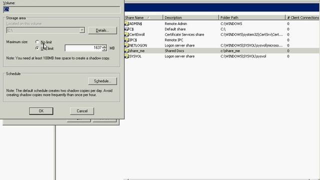 Windows Server 2003 - File Server & Shadow Copy смотреть онлайн