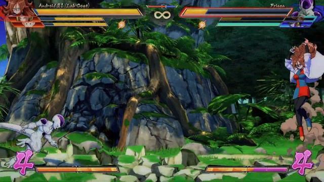 DRAGON BALL FighterZ Android 21 Lab Coat,Videl,Android 18 VS Frieza,Goku Black,Cell 3 VS 3 Fight смотреть онлайн