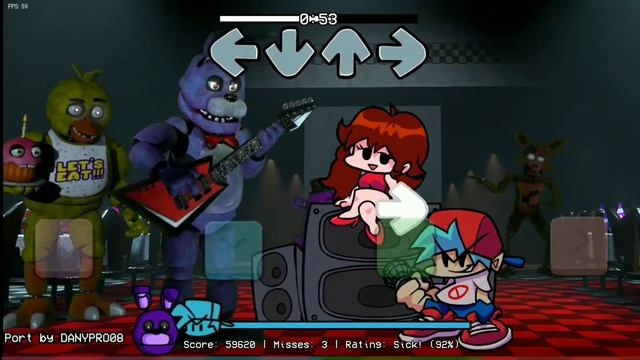 Friday night Funkin' Vs Bonnie [FULL WEEK B ] FNAF 1 (Hard/Android) смотреть онлайн