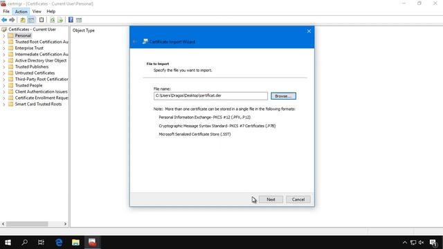 Instalarea unui certificat digital in Windows смотреть онлайн