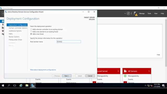 How to install activ directory domain controller DC windows server 2016 2012 2008 смотреть онлайн