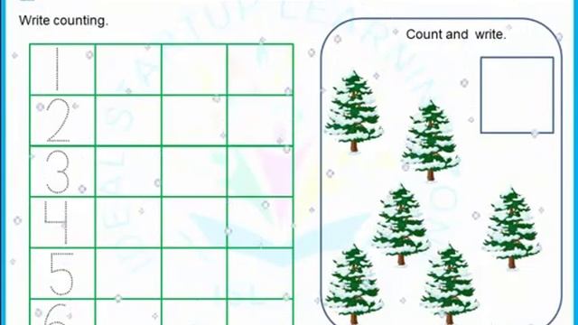 Daily Practice Math Worksheets for Playgroup, Nursery, Preschool | Online Learning videos for kids смотреть онлайн