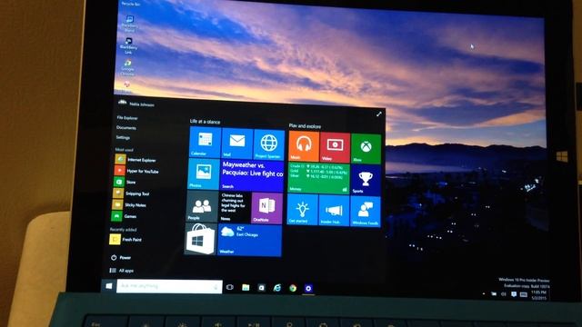 Windows 10 on my Surface Pro 3 смотреть онлайн