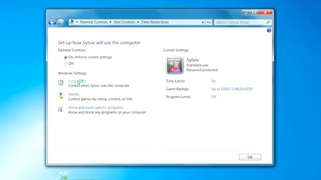 parent control Windows 7 смотреть онлайн