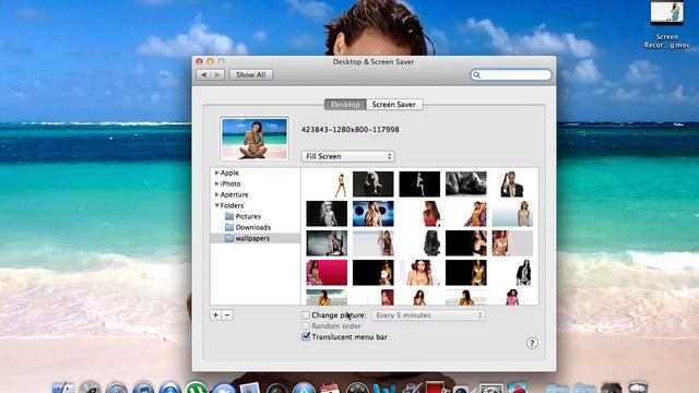 new photos in new desktops in mission control OS X Lion смотреть онлайн