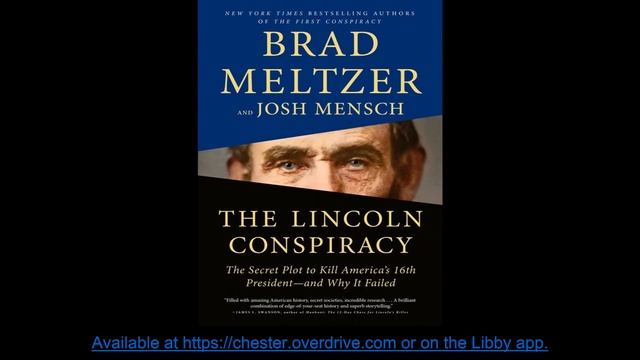Phoenixville Public Library Book Byte: "The Lincoln Conspiracy" by Brad Meltzer & Josh Mensch смотреть онлайн