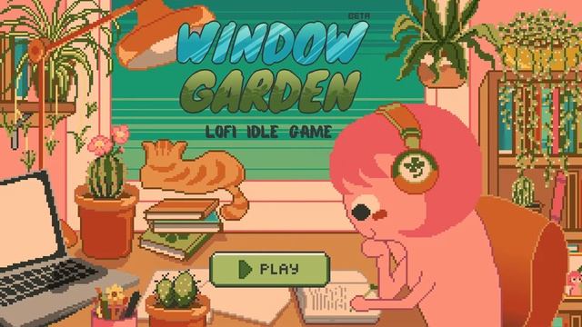 Window Garden Main Menu - Day to Night Cycle 🌤️🌙 смотреть онлайн