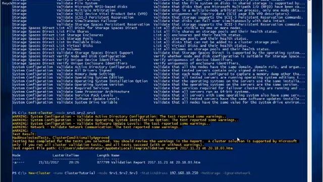 Failover cluster en Windows Server 2016 usando PowerShell смотреть онлайн