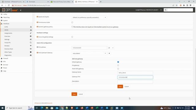 How to Install and Configure OPNsense 23.1 Firewall on VMware Workstation 17 Pro смотреть онлайн