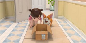 Корги по имени Моко. Простые истории, 78 серия. Доставка под дождём