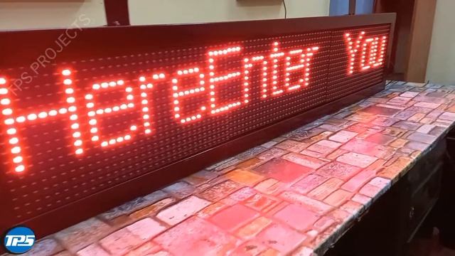 iot notice board | P10 Matrix Display |Firebase Real Time Database |final year project : iot projec смотреть онлайн