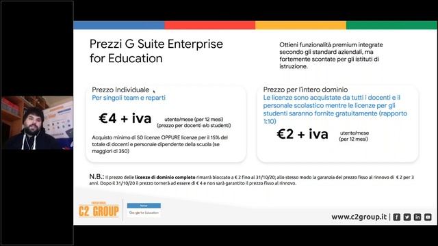 C2 Group - G Suite Enterprise for Education: tutto quello che serve sapere per attivare la licenza смотреть онлайн