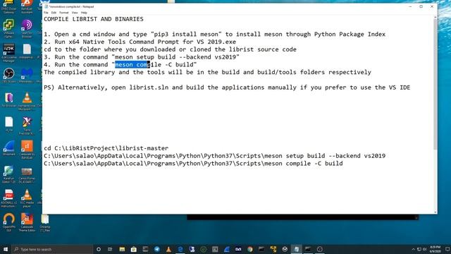 COMPILE #LIBRIST AND BINARIES on Windows 10 смотреть онлайн