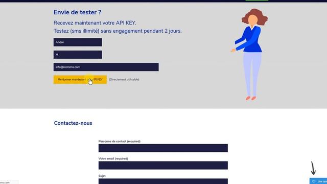 SMS Gratuit via API KEY - Tester notre service смотреть онлайн