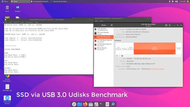 Rock Pi 4C | NVME (Benchmark) смотреть онлайн