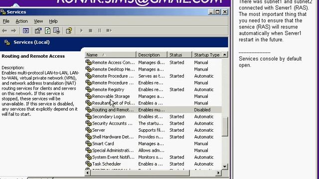 70-291 Configure RAS service to start automatically.avi смотреть онлайн