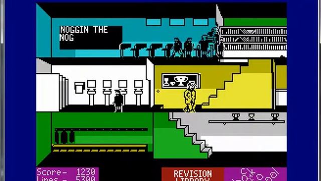 Back To Skool - ZX Spectrum - emulador NO$ZX 2.0 - testeado Windows 7 x64 смотреть онлайн