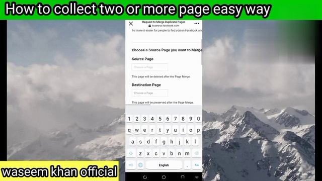 How to collect two or more pages in just 2 mint /#waseemkhanofficial#merge /#page смотреть онлайн
