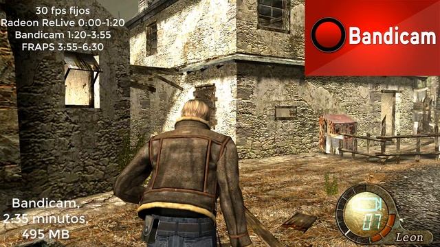 Radeon ReLive vs Bandicam vs FRAPS En Resident evil 4 смотреть онлайн